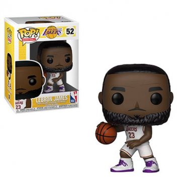 Lebron James Pop! Vinyl Figure Lakers White Jersey #52