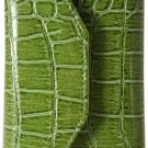 New Arrival! Crocodile Print Cell Phone Wallet/Wristlet-Lime Green!