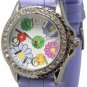 New Arrival-Large Sized Silicone Flower Watch-Purple!