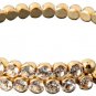 Gold Plated Rhinestone Bangle