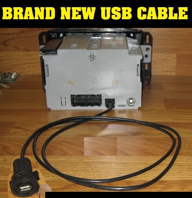 Chevy Silverado Tahoe DASH MOUNT USB input 5' Harness/Cable for Radio