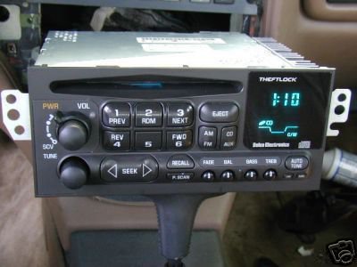 DELCO GM CHEVY AM/FM/CD RADIO CAPRICE IMPALA S10 BLAZER 2003 chevrolet cd player wiring diagram 