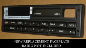 Brand New NOS FORD RADIO FACEPLATE FITS MISC- MUSTANG RANGER EXPLORER CASSETTE