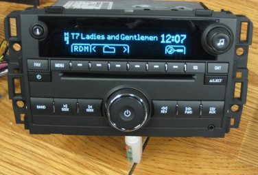 UNLOCKED 2007-2012 GM CHEVY TAHOE SILVERADO GMC YUKON RADIO CD MP3