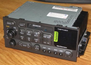 NEW 1995-2002 GM GMC Sierra Chevy Wahoe Silverado TAPE Cassette Radio CD-Control 15769262