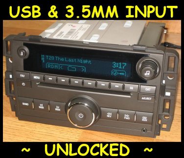 2009-2013 Chevy TAHOE Silverado GMC SIERRA CD Radio Ipod USB input & 3.5 AUX MP3