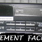 NEW REPLACEMENT FORD MUSTANG RANGER EXPLORER TAPE RADIO FACEPLATE CASSETTE