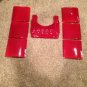 New Ceramic Panels&top For Ecoteck Monica Wood Pellet Stove Furnace Red Bordeaux