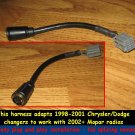 Chrysler Jeep Dodge Cd Changer wiring Harness adapter- Keep CD changer