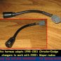 Chrysler Jeep Dodge Cd Changer wiring Harness adapter- Keep CD changer