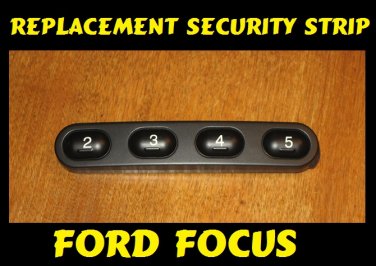 Ford KA/ Focus Security Bar Pen Strip Cd TAPE Cassette radio REPLACEMENT Buttons