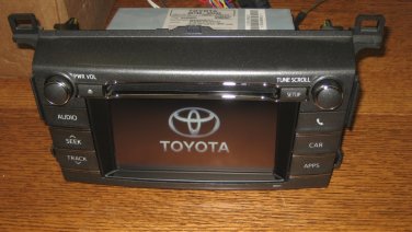 OEM TOYOTA TOUCHSCREEN SAT CD RADIO BLUETOOTH NAV NAVIGATION RAV4 2011-2013