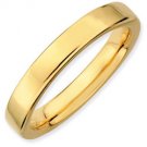 Silver stackable ring with 18k yellow gold plate