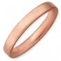 Silver stackable ring with 18k rose gold plate