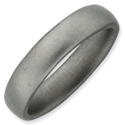 Silver stackable ring satin/matte finish