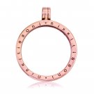 Nikki Lissoni, Rose Gold, Coin Holder Pendant