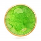 Nikki Lissoni, yellow gold, "Faceted Green Flourite" Coin Insert