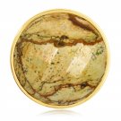 Nikki Lissoni, Yellow Gold, "Faceted Picture Jasper" Coin Insert