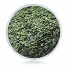 Nikki Lissoni, silver, "Faceted Green Zebra Jasper" Coin Insert