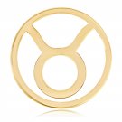 Nikki Lissoni, yellow gold, "Taurus" Coin Insert