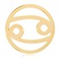 Nikki Lissoni, yellow gold, "Cancer" Coin Insert