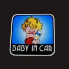 Multicolor Relective Warning Sign Decal Sticker (Baby in Car)