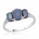 Australian Boulder Opal Triplet in Sterling Silver