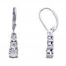 Gorgeous Diamond Lever-Back Earrings