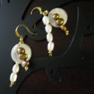 Mother of Pearl with Freshwater Pearls Earrings