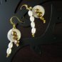 Mother of Pearl with Freshwater Pearls Earrings