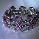 Pink Ribbon Stretch Bracelet
