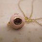 Enamel Teapot Pendant Gold Necklace with Collar Shape, Teapot Necklace, Teapot Charm
