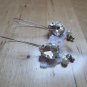 Pear Rhinestones with Lace and Pearl Earrings, Bridesmaid Earrings, Wedding Earrings