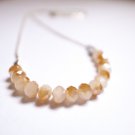 Simple Crystal Bridesmaid Necklace, coral necklace, turquoise, minimalist necklace, custom necklace