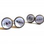 Personalized Wedding Cufflinks, Wedding Cufflinks, Groom Cufflinks, Wedding Date Cufflinks