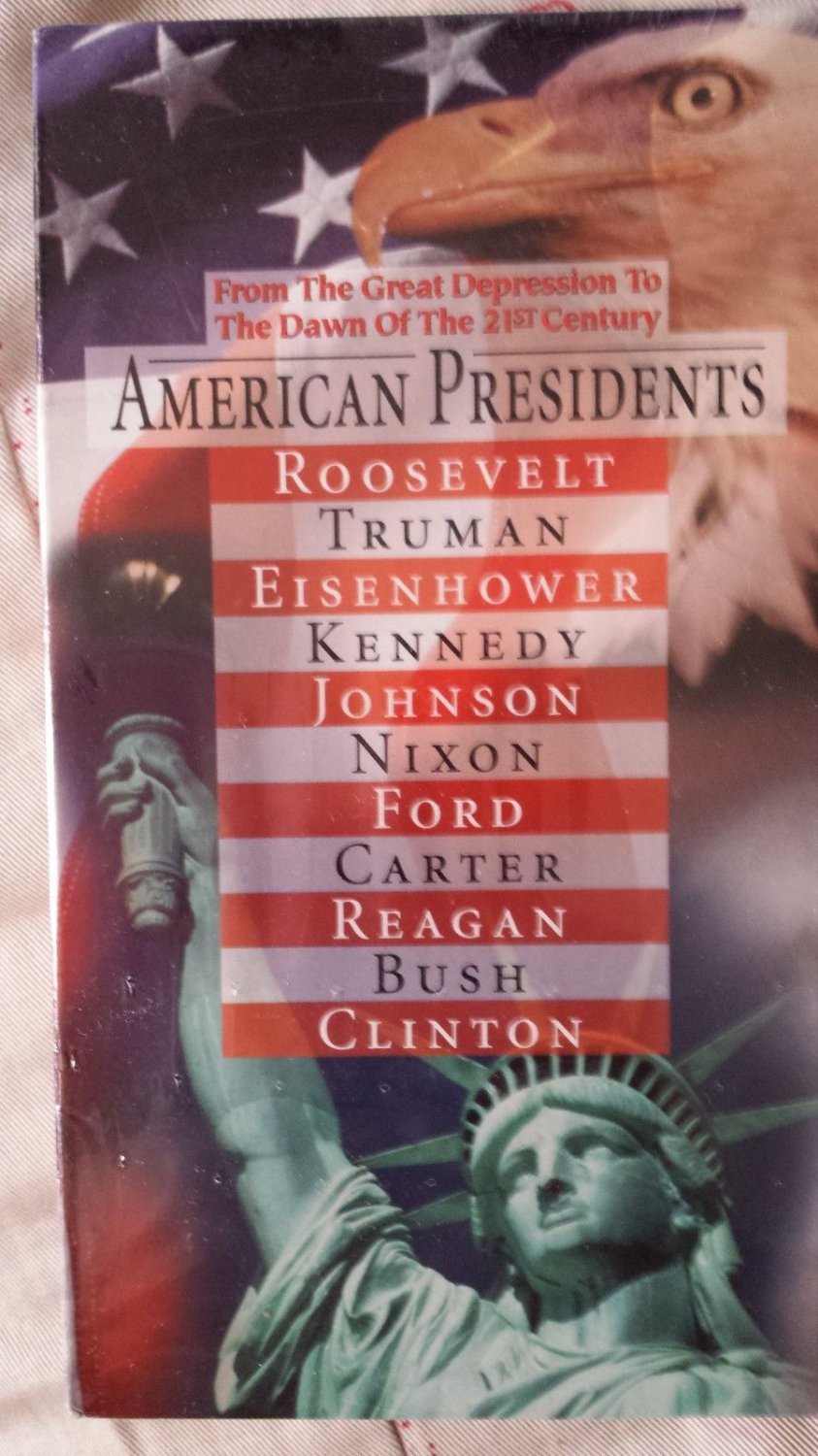 AMERICAN PRESIDENTS VHS VIDEO EISENHOWER REAGAN KENNEDY NIXON BUSH CLINTON