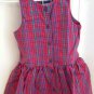 Ava Baby Plaid Jumper Pink Purple Blue Approximate Size 4T or 5