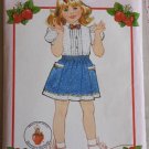 BUTTERICK STRAWBERRY SHORTCAKE GIRLS BLOUSE SKIRT PATTERN 4826 Size 5 6 6X 1983