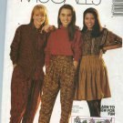 MCCALLS PALMETTOS MISSES BLOUSE SKIRT PANTS 5040 PATTERN SIZE 10