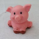 Fisher Price Little People Pink Pig In Mud 1 3/4" From 1997