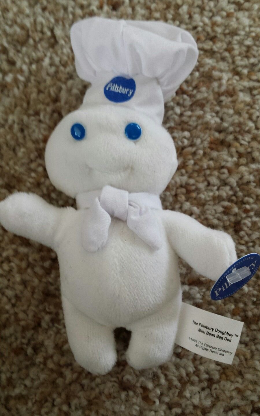 pillsbury doughboy mini bean bag doll