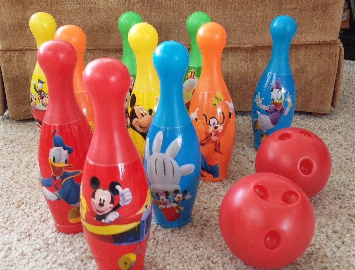 minnie mouse bowling set