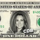 KATE MIDDLETON on REAL Dollar Bill Cash Money Bank Note Currency Celebrity
