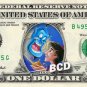 GENIE AND ALADDIN on REAL Dollar Bill Disney Cash Money Memorabilia Collectible