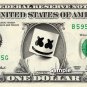 MARSHMELLO DJ on a REAL Dollar Bill Cash Money Collectible Memorabilia Celebrity Novelty