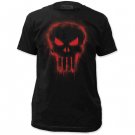 MARVEL COMICS PUNISHER RED LOGO T-SHIRT