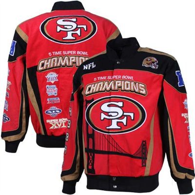 San Francisco 49ers 5X Super Bowl Champs Commemorative Jackets