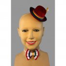 Mini Clown Derby Hat and Mini Bow Tie Set