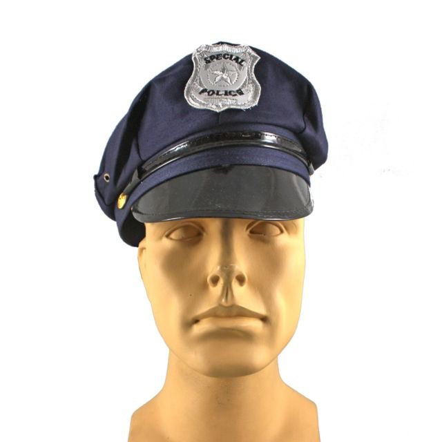 Police Cop Costume Hat