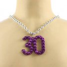 30  Birthday Bead Necklace